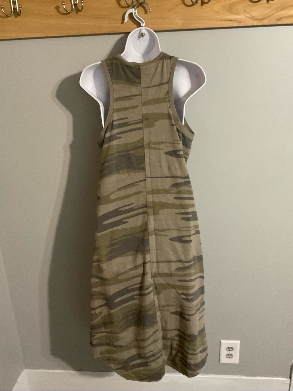 Altar'd State  Racerback T-Shirt Maxi Dress with Curved Hem Medium - Picture 3 of 10